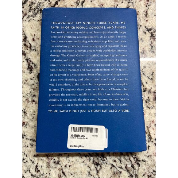 Faith: A Journey For All By Jimmy Carter Hardcover Book - Picture 2 of 7